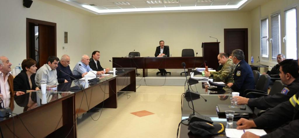 Συνεδρίαση του Συντονιστικού Οργάνου Πολιτικής Προστασίας ΠΕ Πέλλας